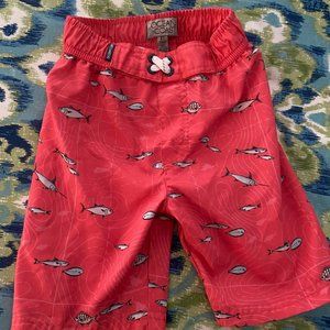 Ocean + Coast Swim Trunks, 4T, Worn once!